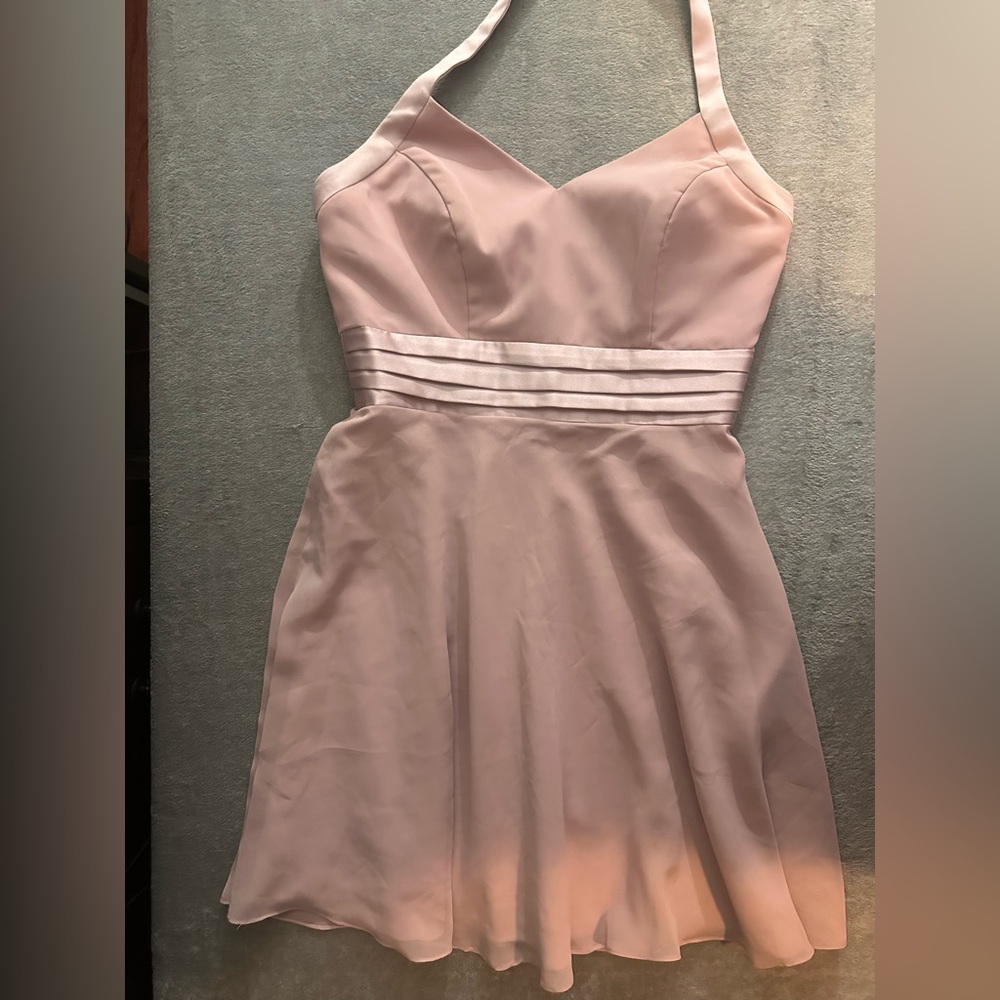 Alfred Angelo Strapless Blush Dress